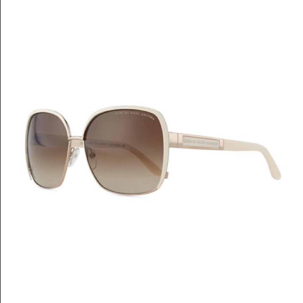 Marc by Marc Jacobs Oversized Cream Retro Sunglasses